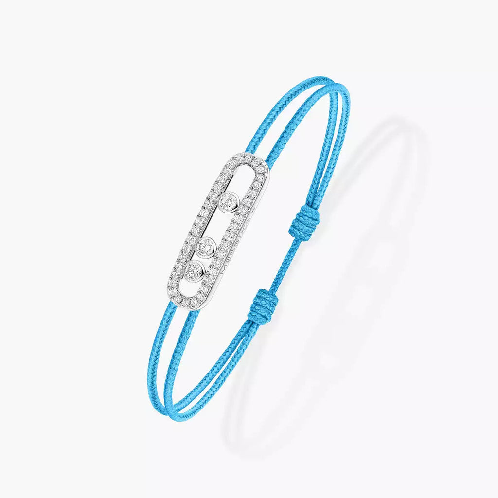 Care(s) Pavé Cord Armband – Wohltätiges, symbolisches Design – Verstellbares, stilvolles Accessoire