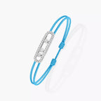 Care(s) Pavé Cord Armband – Wohltätiges, symbolisches Design – Verstellbares, stilvolles Accessoire