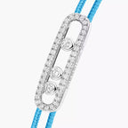 Care(s) Pavé Cord Armband – Wohltätiges, symbolisches Design – Verstellbares, stilvolles Accessoire