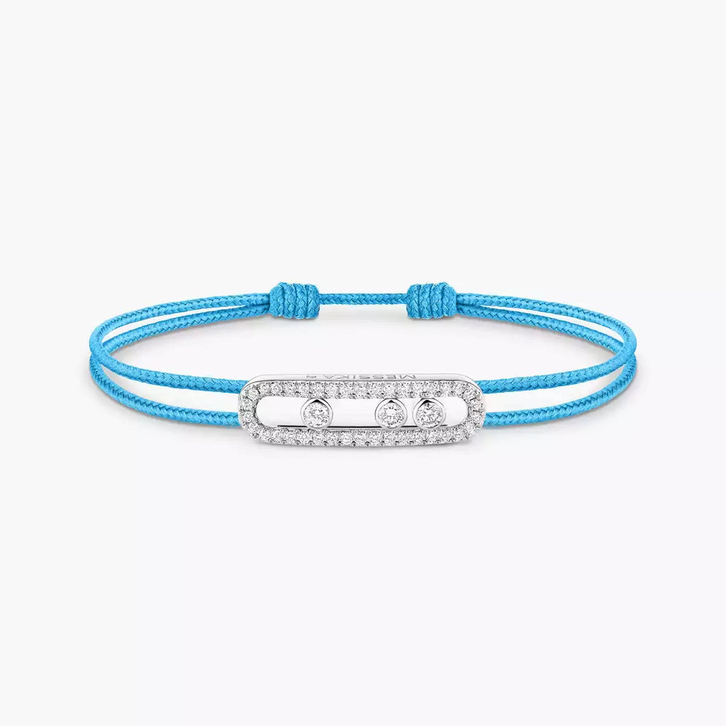 Care(s) Pavé Cord Armband – Wohltätiges, symbolisches Design – Verstellbares, stilvolles Accessoire