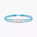 Care(s) Pavé Cord Armband – Wohltätiges, symbolisches Design – Verstellbares, stilvolles Accessoire