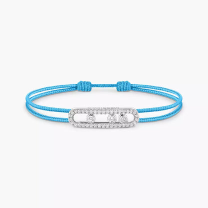 Pavé-Kordelarmband Pflege