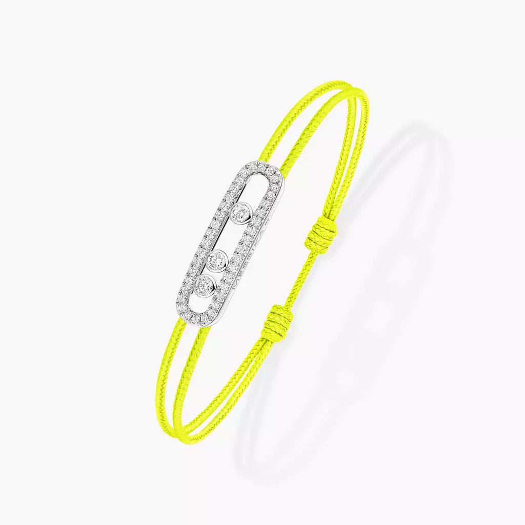 Care(s) Pavé Cord Armband – Wohltätiges, symbolisches Design – Verstellbares, stilvolles Accessoire