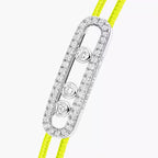 Care(s) Pavé Cord Armband – Wohltätiges, symbolisches Design – Verstellbares, stilvolles Accessoire