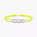 Care(s) Pavé Cord Armband – Wohltätiges, symbolisches Design – Verstellbares, stilvolles Accessoire