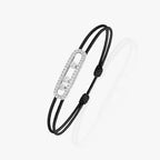 Care(s) Pavé Cord Armband – Wohltätiges, symbolisches Design – Verstellbares, stilvolles Accessoire