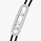 Care(s) Pavé Cord Armband – Wohltätiges, symbolisches Design – Verstellbares, stilvolles Accessoire