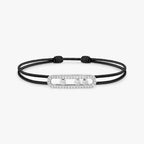 Care(s) Pavé Cord Armband – Wohltätiges, symbolisches Design – Verstellbares, stilvolles Accessoire