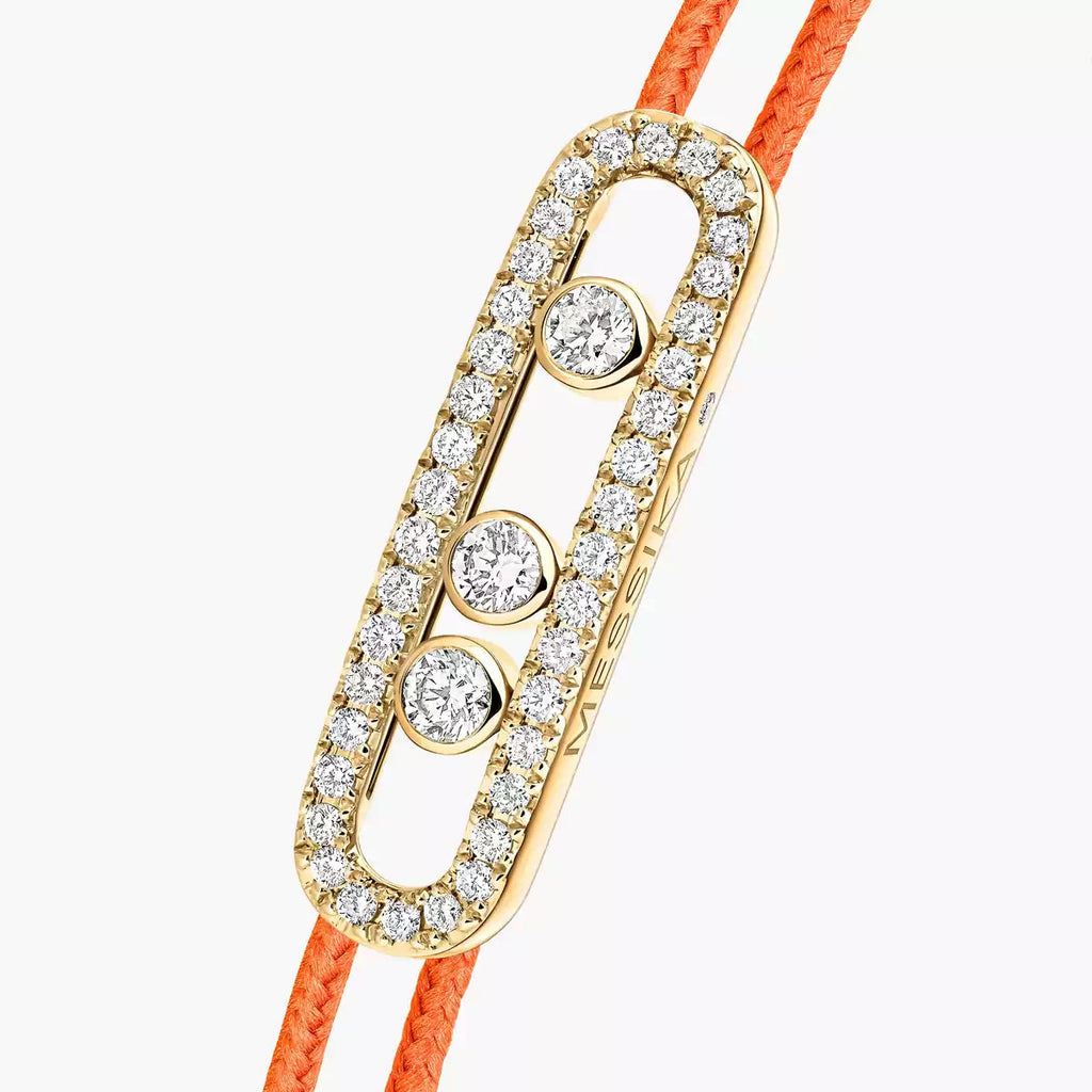 Care(s) Pavé Cord Armband – Wohltätiges, symbolisches Design – Verstellbares, stilvolles Accessoire