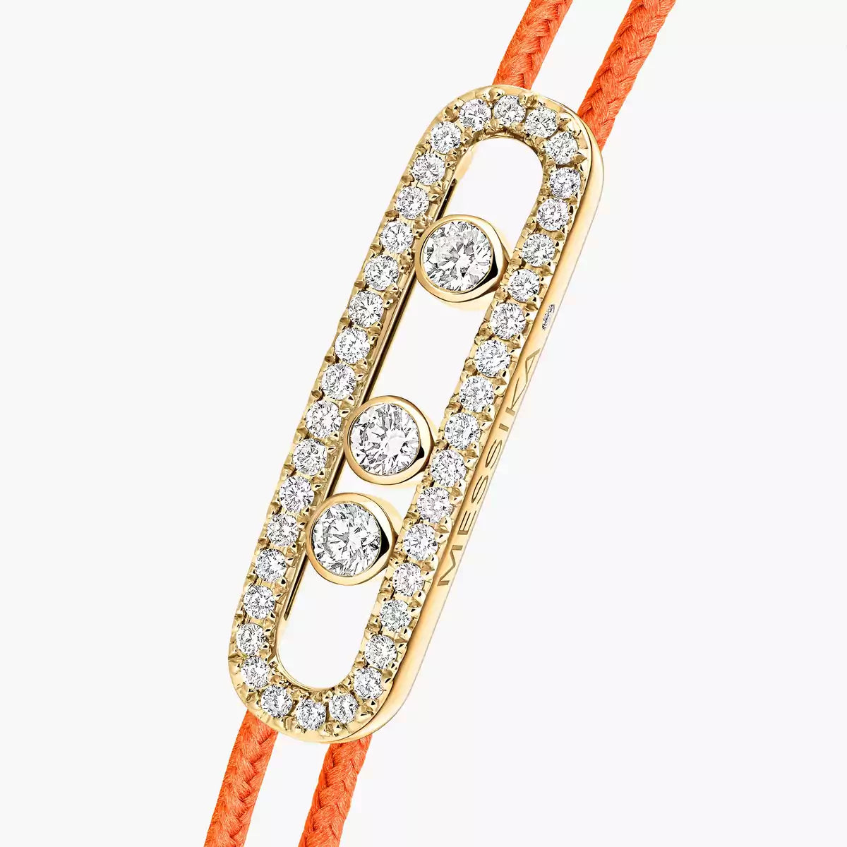 Care(s) Pavé Cord Armband – Wohltätiges, symbolisches Design – Verstellbares, stilvolles Accessoire