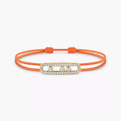 Pavé-Kordelarmband Pflege
