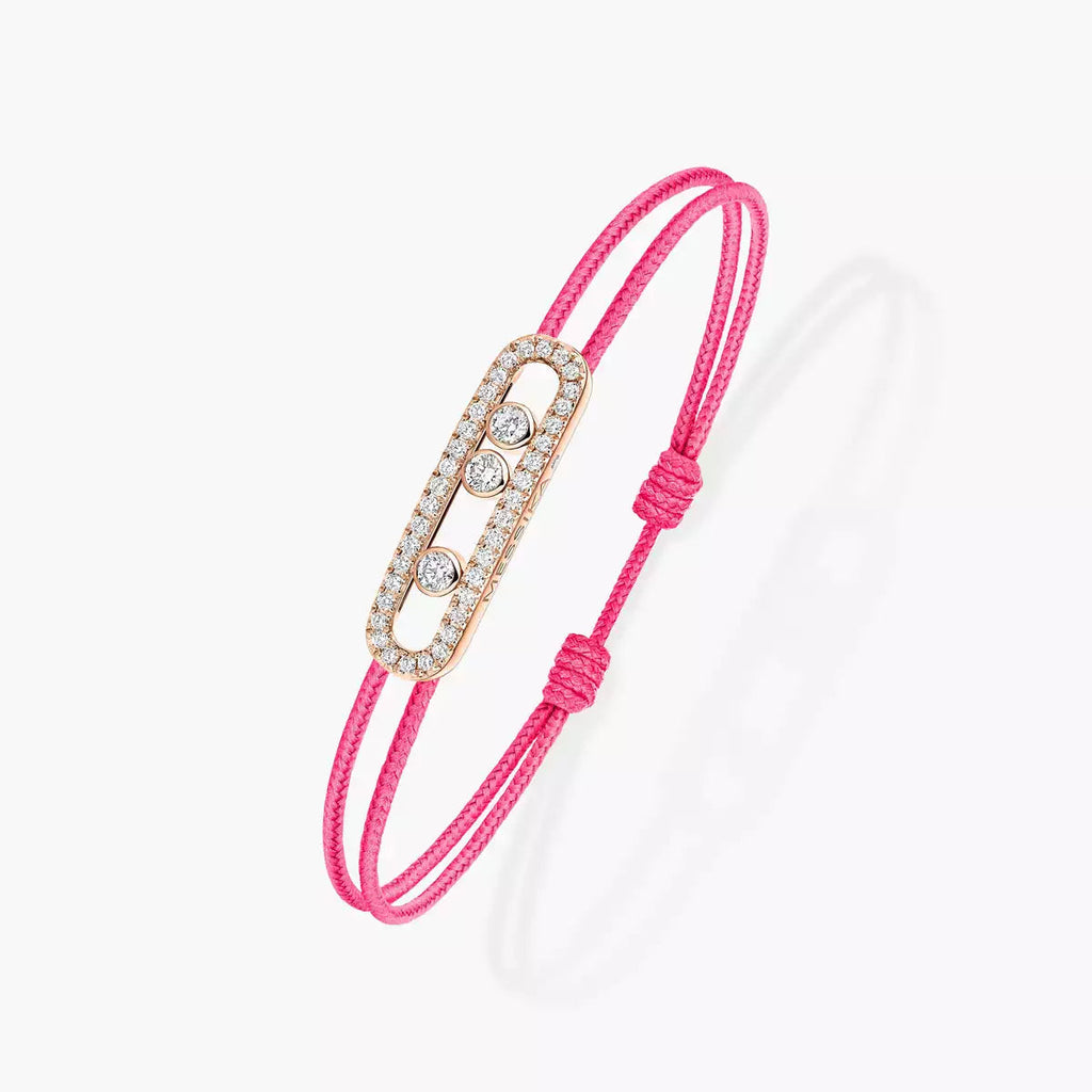 Care(s) Pavé Cord Armband – Wohltätiges, symbolisches Design – Verstellbares, stilvolles Accessoire