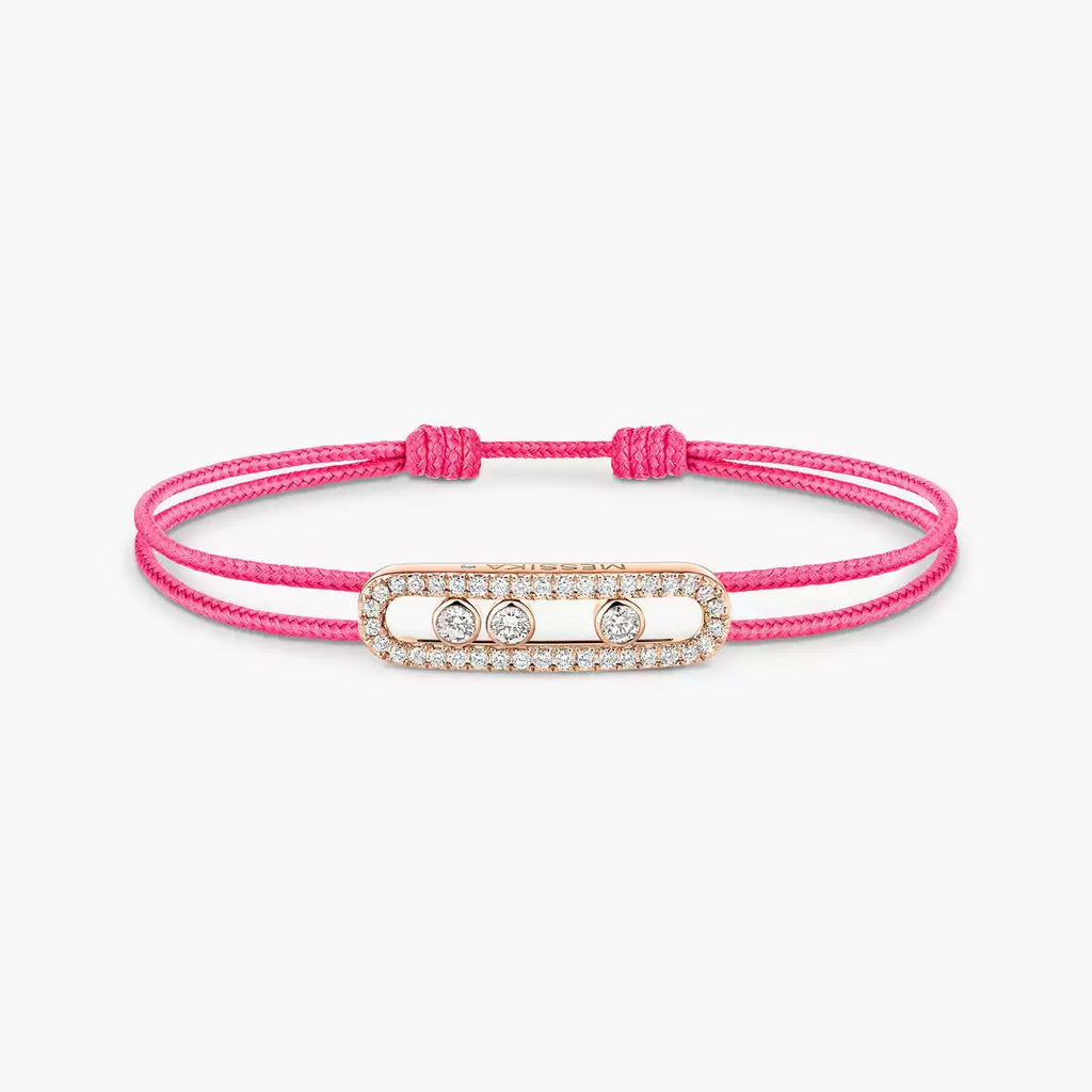 Care(s) Pavé Cord Armband – Wohltätiges, symbolisches Design – Verstellbares, stilvolles Accessoire