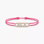 Care(s) Pavé Cord Armband – Wohltätiges, symbolisches Design – Verstellbares, stilvolles Accessoire