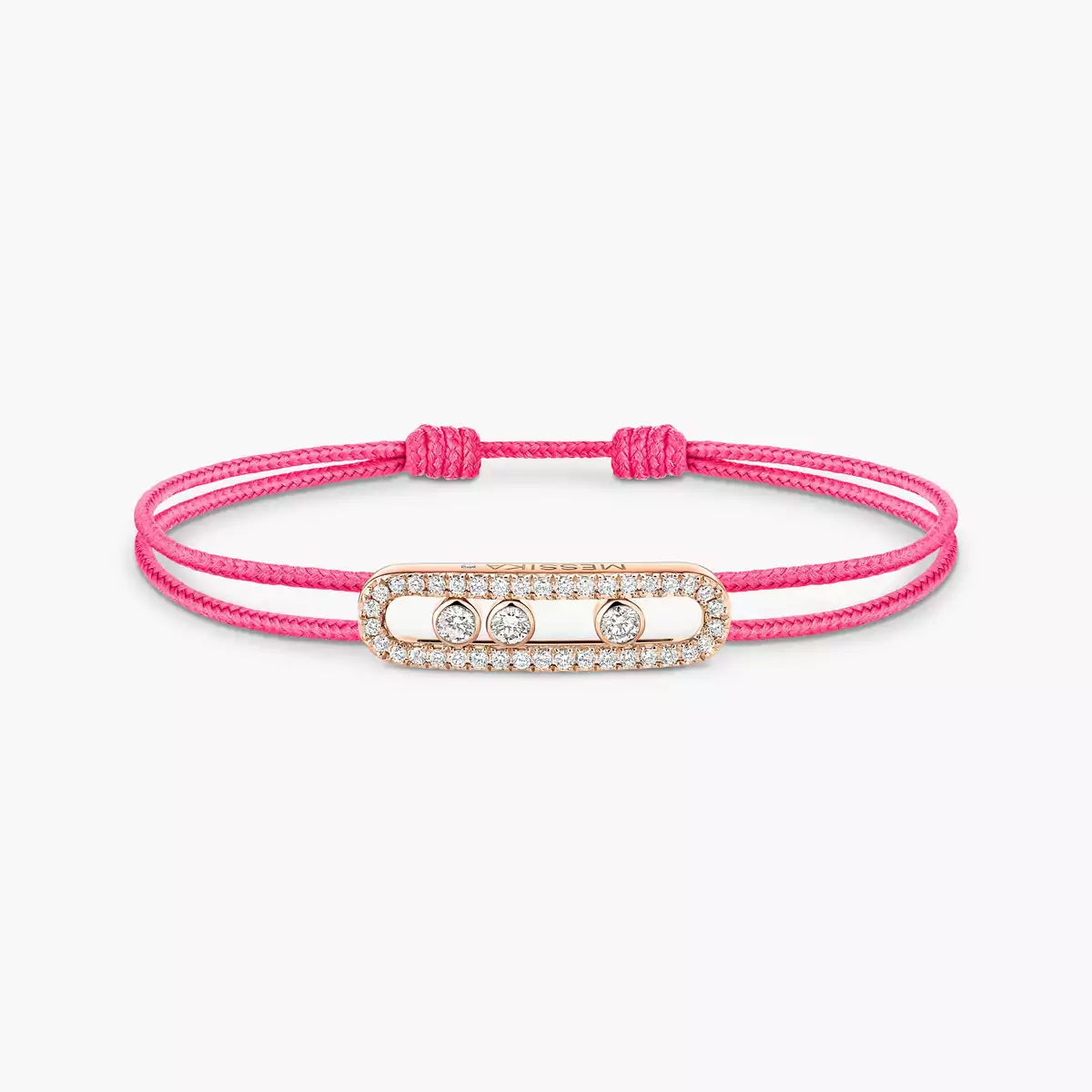 Care(s) Pavé Cord Armband – Wohltätiges, symbolisches Design – Verstellbares, stilvolles Accessoire