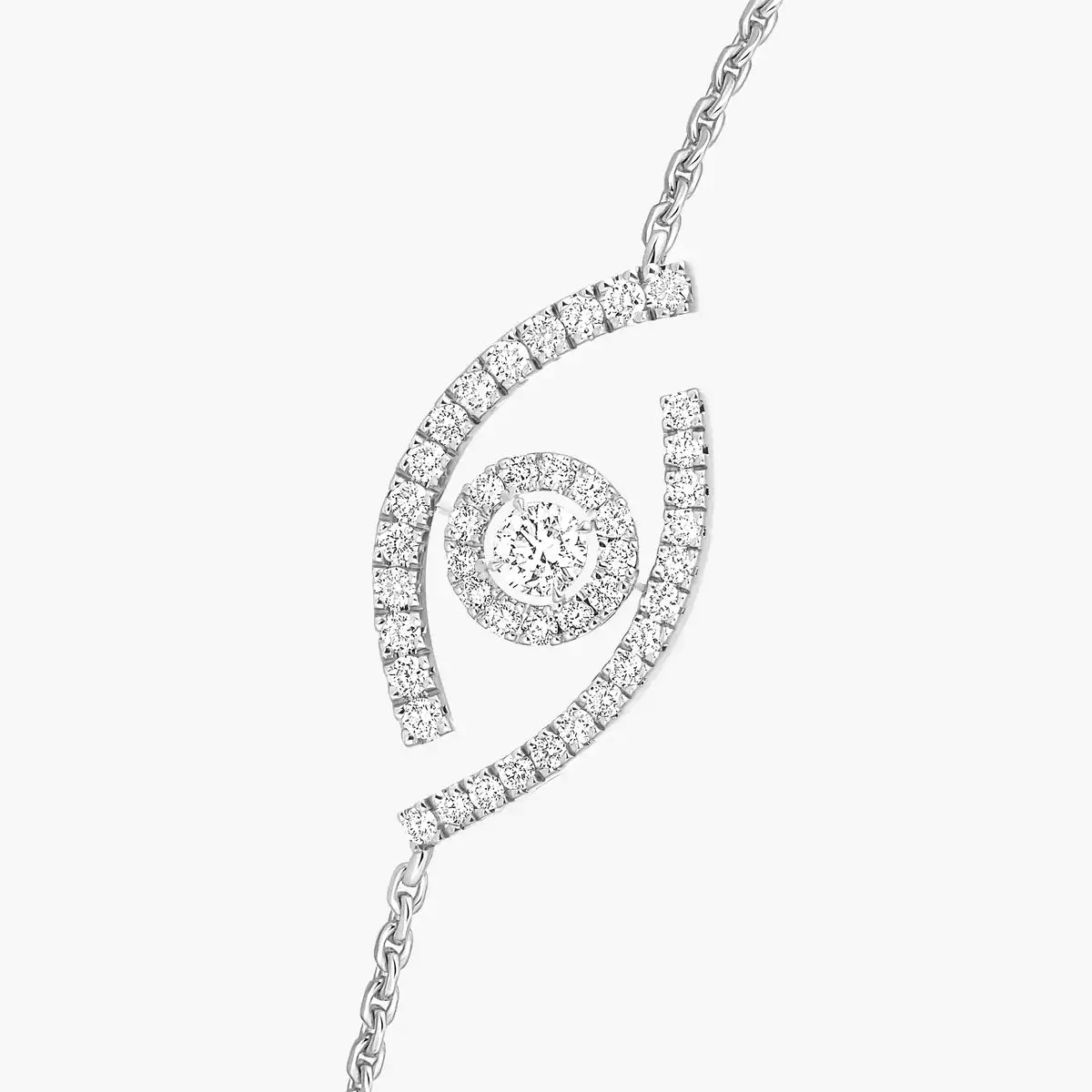 Lucky Eye Pavé-Set Diamond Bracelet