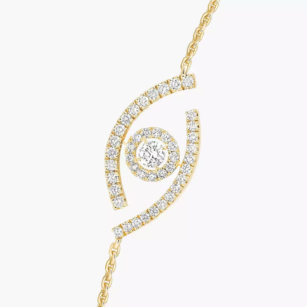 Lucky Eye Pavé-Set Diamond Bracelet