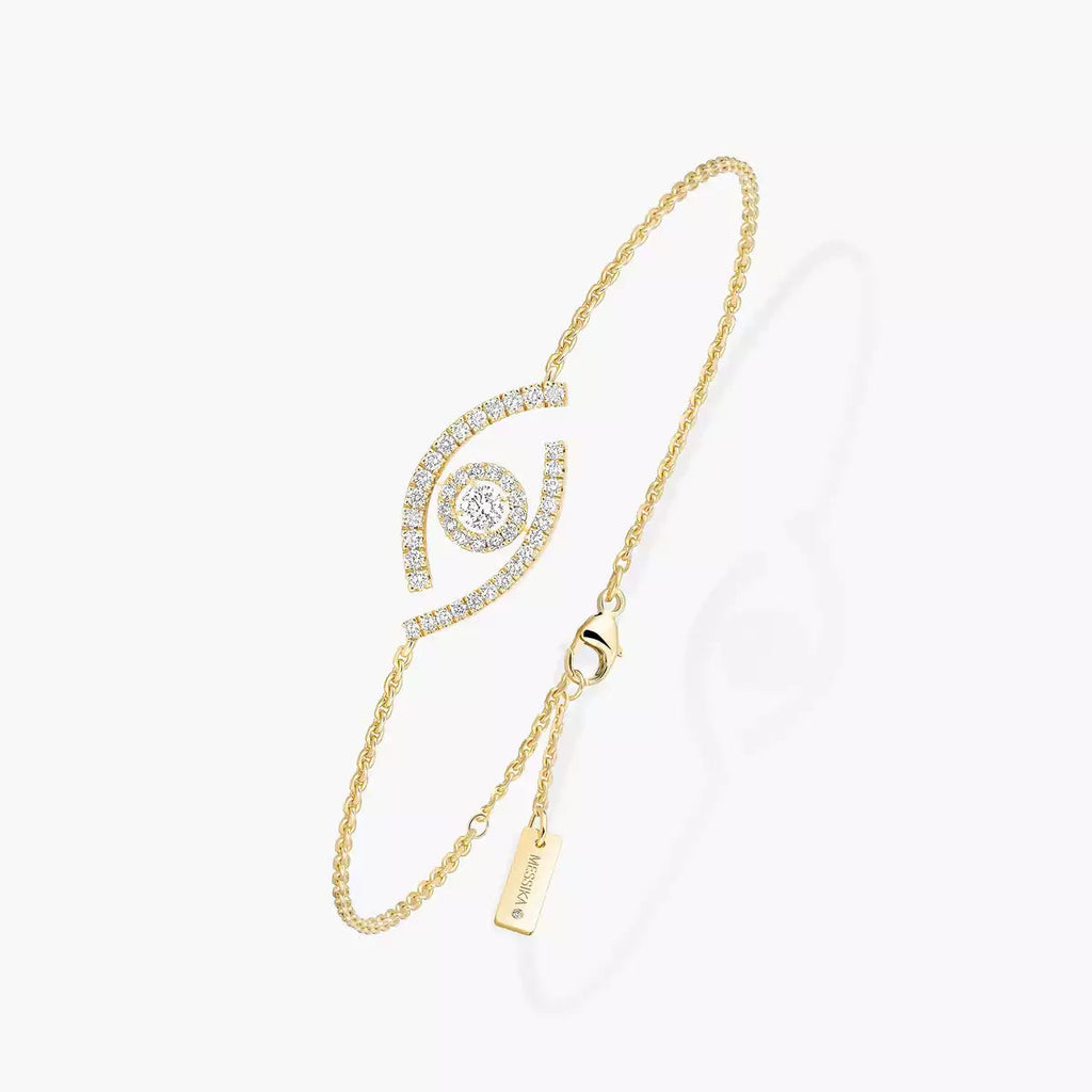 Lucky Eye Pavé-Set Diamond Bracelet
