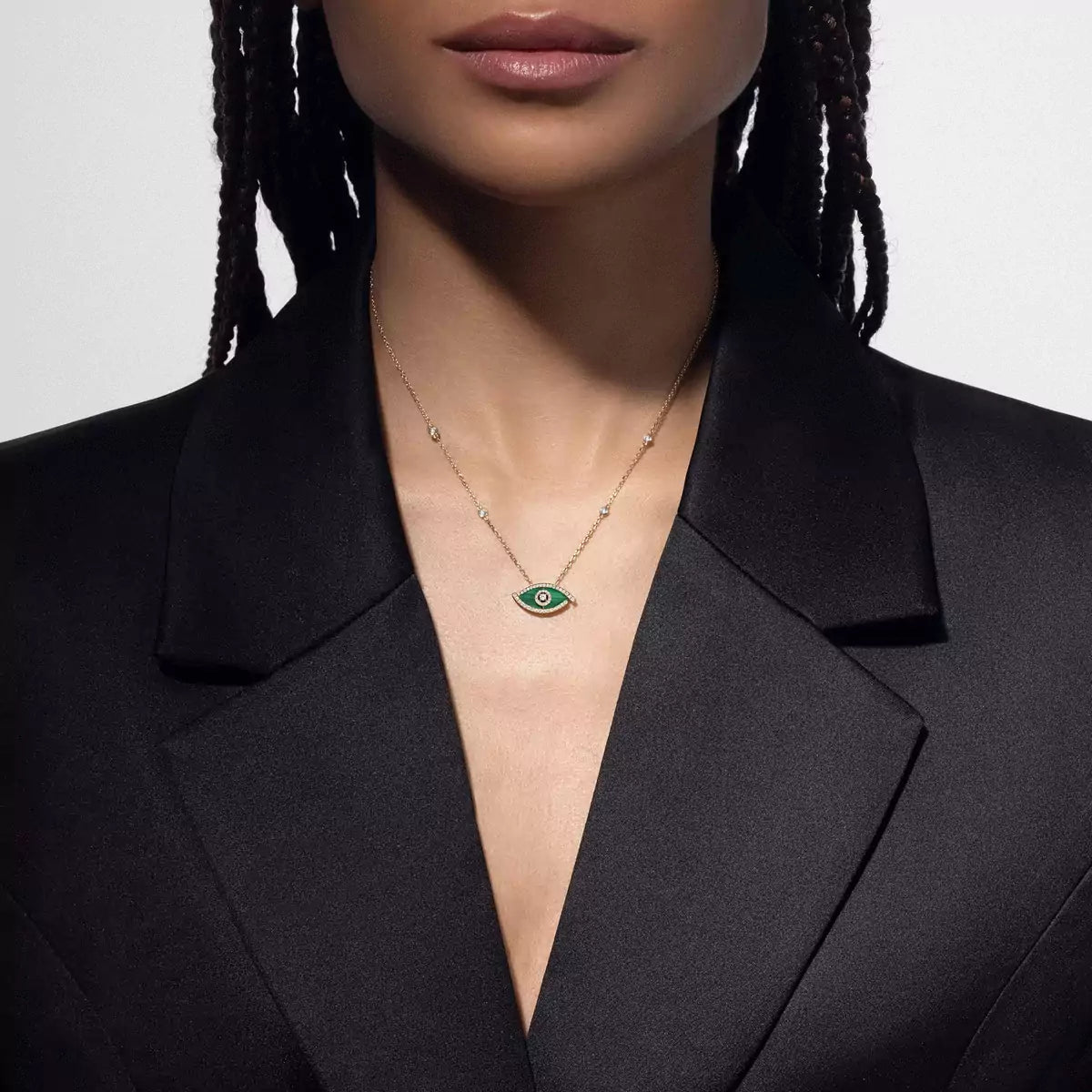 Lucky Eye Diamond Necklace