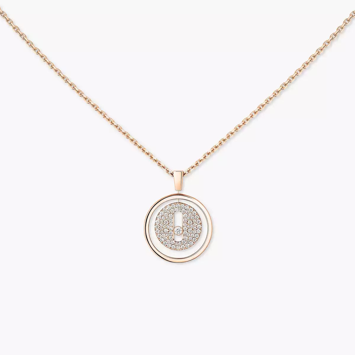 Lucky Move Voll Pavé Diamantkette – Unendlicher Wohlstand & Kinetische Ausstrahlung