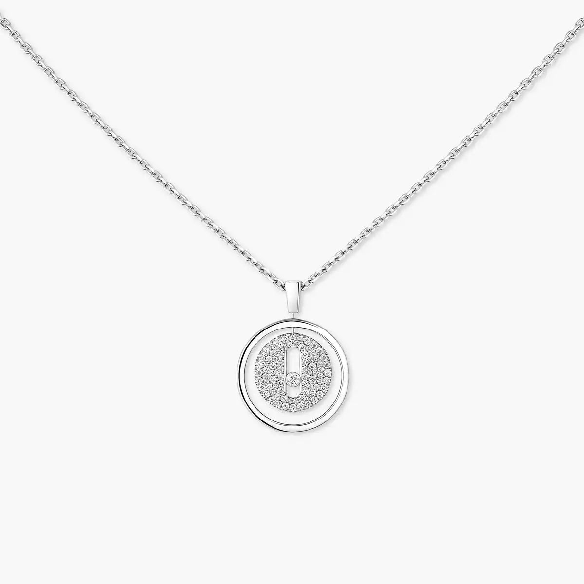 Lucky Move Voll Pavé Diamantkette – Unendlicher Wohlstand & Kinetische Ausstrahlung