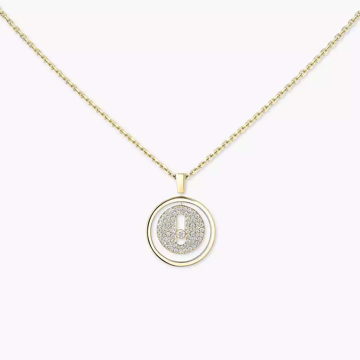 Lucky Move Voll Pavé Diamantkette – Unendlicher Wohlstand & Kinetische Ausstrahlung