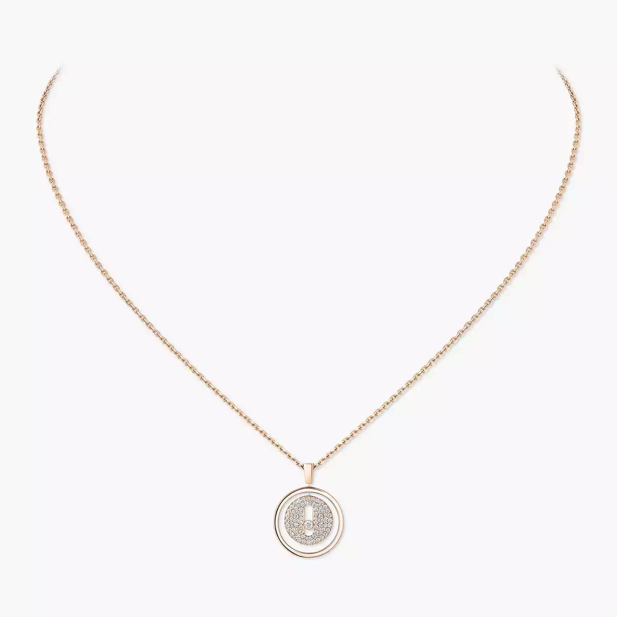 Lucky Move Voll Pavé Diamantkette – Unendlicher Wohlstand & Kinetische Ausstrahlung