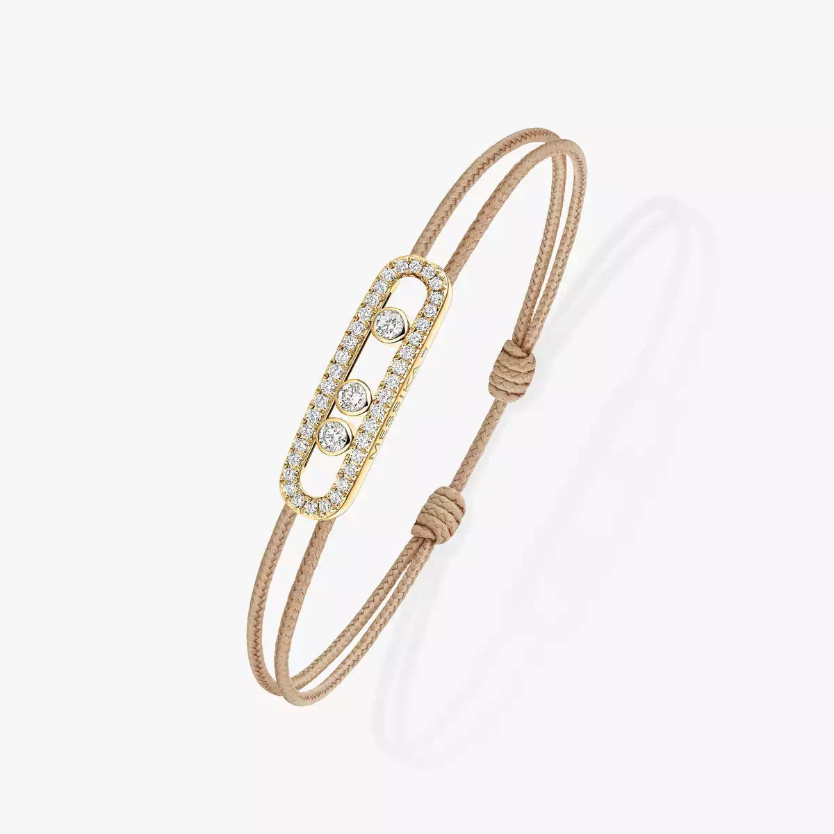 Pavé-Kordelarmband Pflege