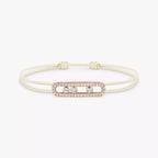 Care(s) Pavé Cord Armband – Wohltätiges, symbolisches Design – Verstellbares, stilvolles Accessoire