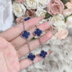 Lucky Clover 5-Motif Bracelet - Pietersite Collection
