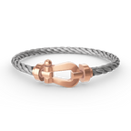 FORCE Großes Hufeisen-Armband - Roségold