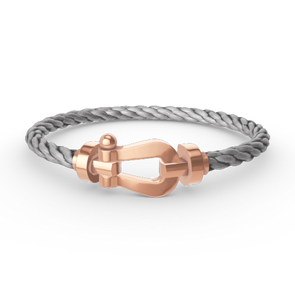 FORCE Large Horseshoe Bracelet - Rose Gold