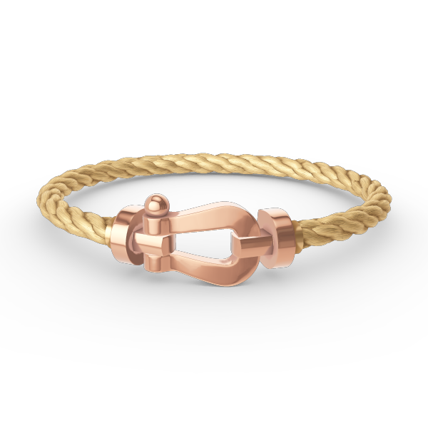 FORCE Großes Hufeisen-Armband - Roségold