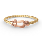 FORCE Großes Hufeisen-Armband - Roségold