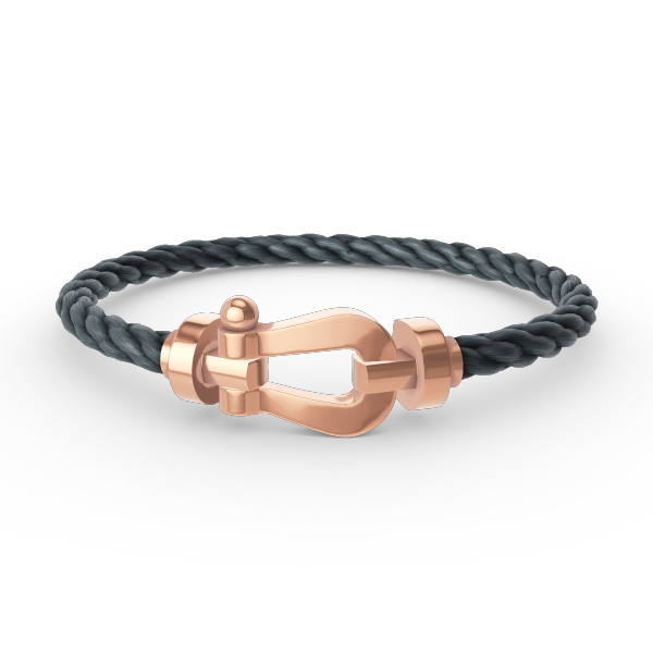 FORCE Großes Hufeisen-Armband - Roségold