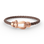 FORCE Großes Hufeisen-Armband - Roségold