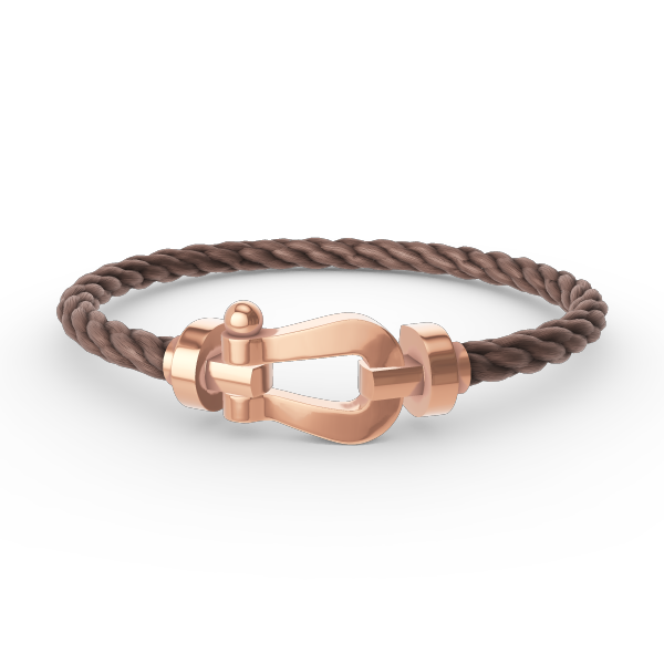 FORCE Großes Hufeisen-Armband - Roségold