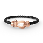FORCE Großes Hufeisen-Armband - Roségold