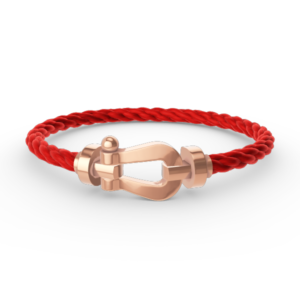 FORCE Großes Hufeisen-Armband - Roségold