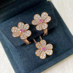 Pavé Diamond Butterfly Charm Necklace