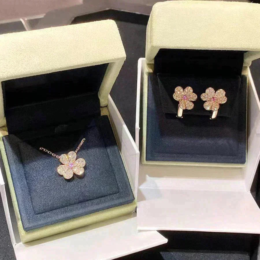 Pavé Diamond Butterfly Charm Necklace
