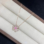 Pavé Diamond Butterfly Charm Necklace