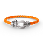 FORCE Großes Hufeisenarmband - Weißgold