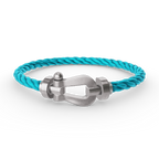 FORCE Großes Hufeisenarmband - Weißgold