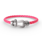 FORCE Großes Hufeisenarmband - Weißgold