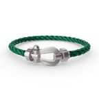 FORCE Großes Hufeisenarmband - Weißgold
