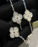 Lucky Clover 5-Motif Bracelet - Laser Collection